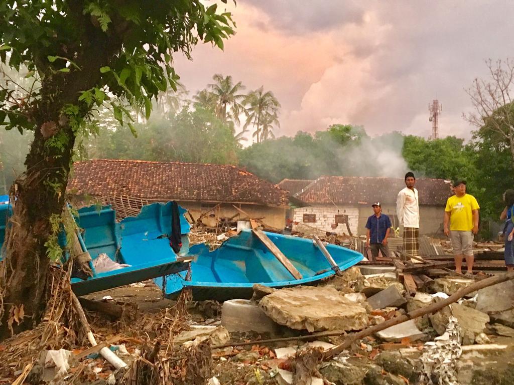 Sant'Egidio tiba di wilayah terparah yang terkena dampak tsunami Banten