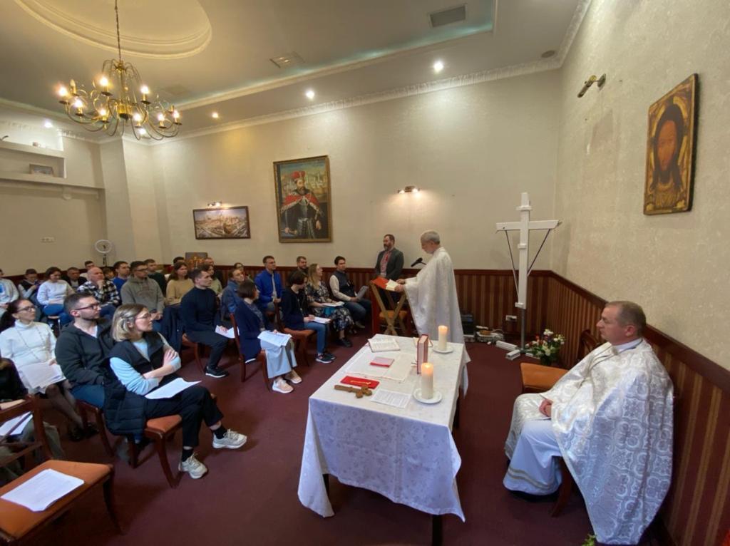 Liturgia da Páscoa em Lviv com as Comunidades de Sant'Egidio da Ucrânia