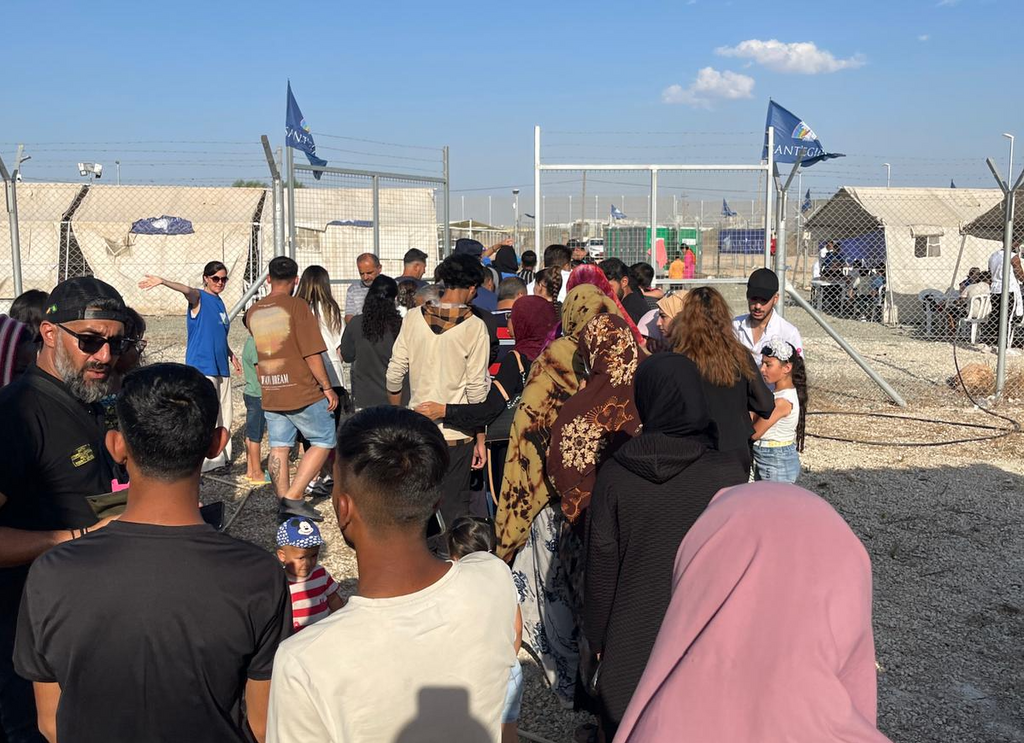 Nel campo profughi di Pournara, a Cipro, è iniziata anche quest'anno la Sant'Egidio Summer: il 24 luglio ha riaperto il Ristorante dell'Amicizia