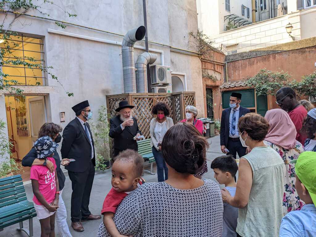Bezoek van een delegatie van de joods-islamitische Confraternidad aan de Gemeenschap van Sant'Egidio