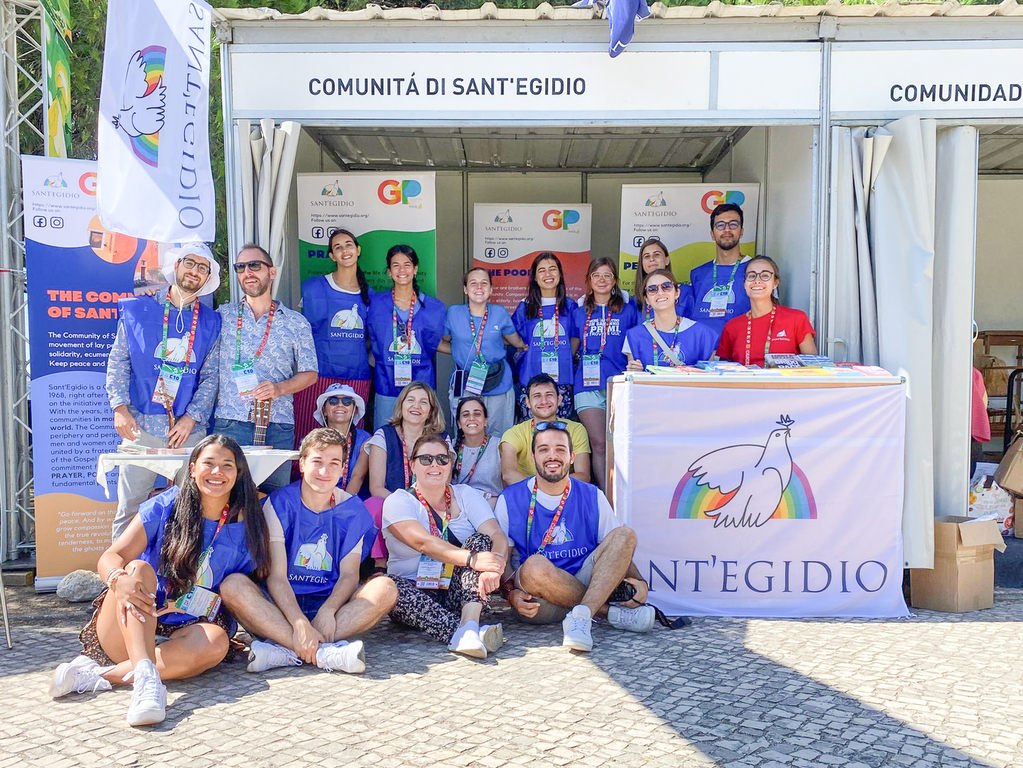 Sant'Egidio est présente à Lisbonne pour participer aux Journées Mondiales de la Jeunesse, qui s'ouvrent demain