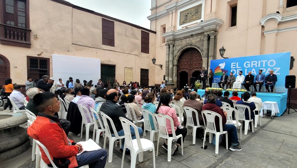 The Cry for Peace reaches Lima in Peru to foster dialogue between different religions and cultures