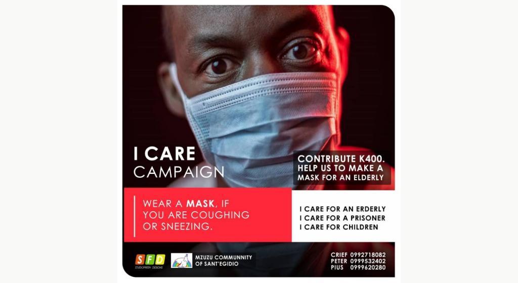 La campaña I Care: en Malawi, niños, ancianos y presos son el centro de la acción de Sant'Egidio para la prevención del coronavirus