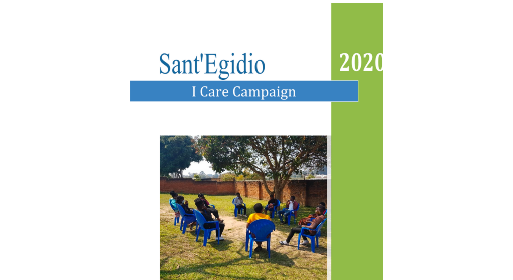 I Care campaign: in Malawi kümmert sich Sant'Egidio sehr um Kinder, alte Menschen und Gefangene bei der Covid-19 Prävention
