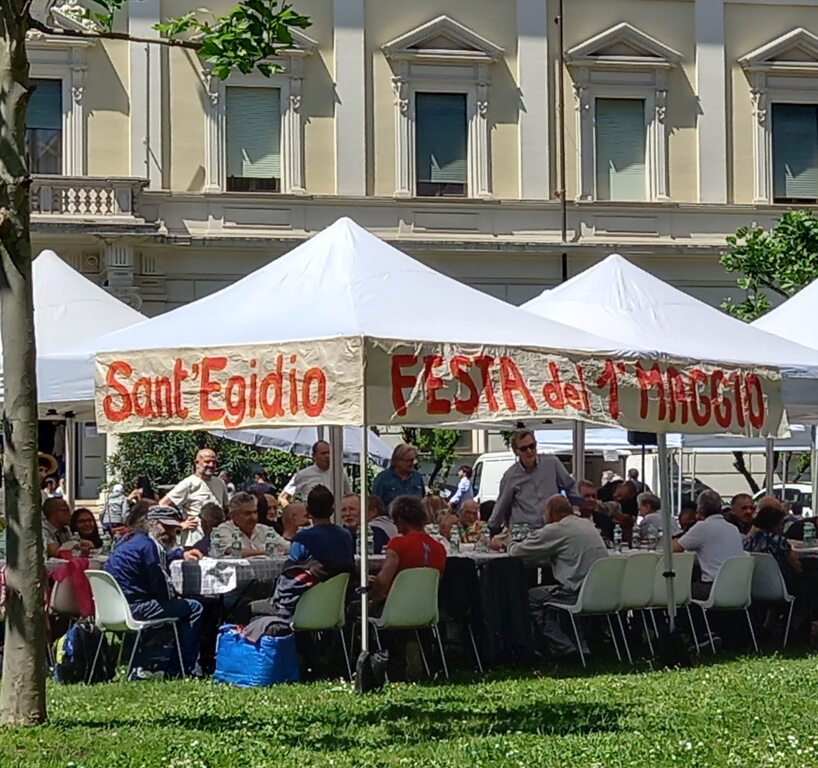 I poveri al centro nel primo maggio di Sant'Egidio: feste e incontri nelle città italiane