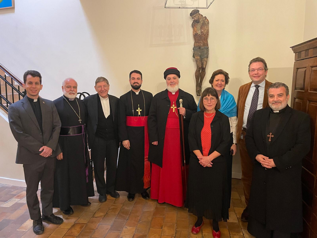 Bezoek Assyrische patriarch Mar Awa III aan Sant’Egidio Antwerpen