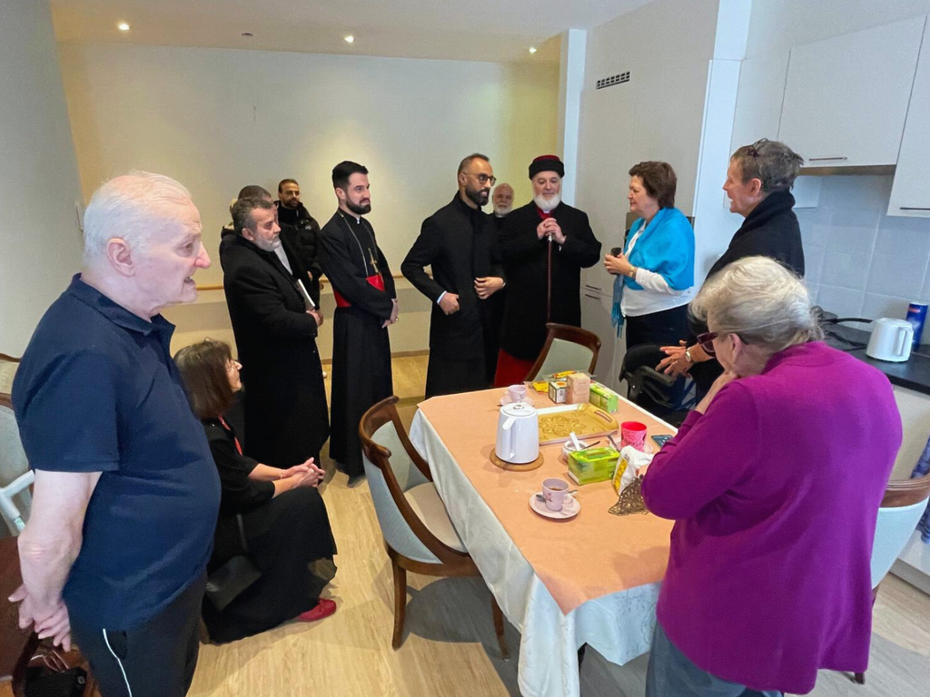 Bezoek Assyrische patriarch Mar Awa III aan Sant’Egidio Antwerpen