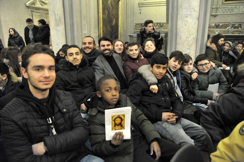 Celebrazione del 51°anniversario di Sant'Egidio a Napoli con il card. Sepe