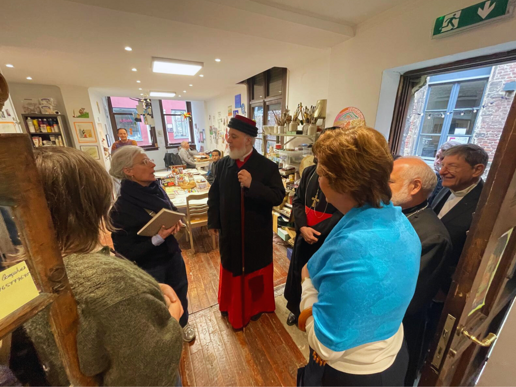 Bezoek Assyrische patriarch Mar Awa III aan Sant’Egidio Antwerpen