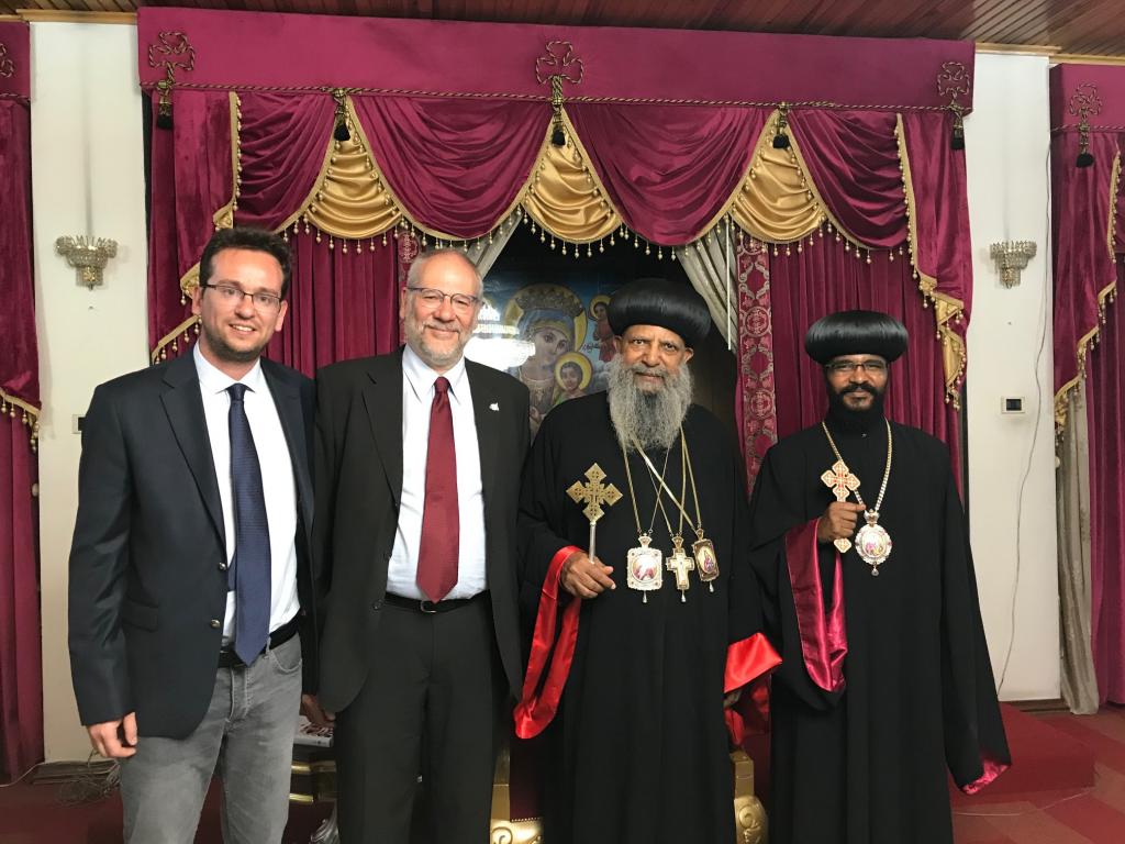 Delegação de Sant'Egidio em visita ao Patriarca da Igreja Ortodoxa Tewahedo da Etiópia