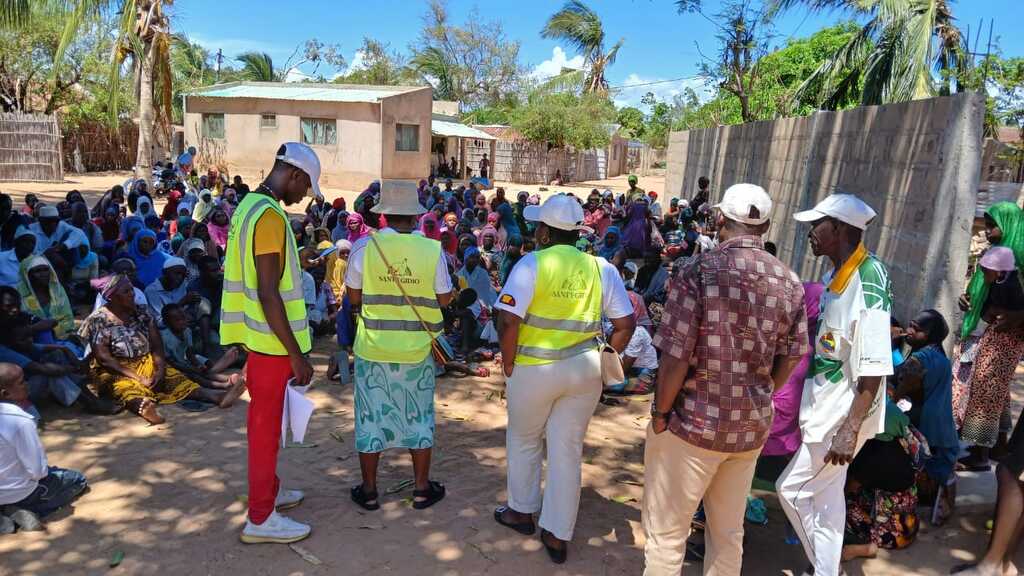 Quando o mal ataca duas vezes: no norte de Moçambique, o ciclone Chido afecta milhares de pessoas deslocadas que ficaram sem nada