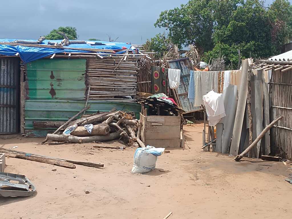 Quando o mal ataca duas vezes: no norte de Moçambique, o ciclone Chido afecta milhares de pessoas deslocadas que ficaram sem nada