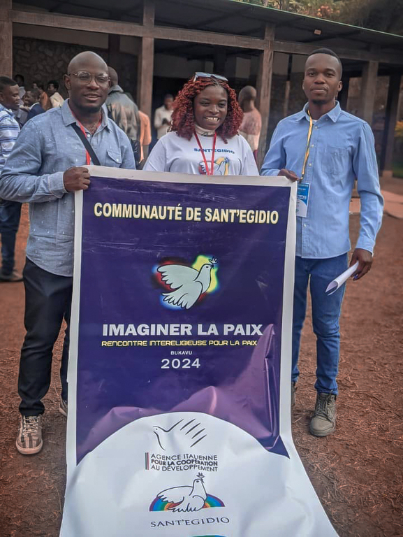 Des Rencontres « Imaginer la Paix » organisées par Sant'Egidio dans l'esprit d'Assise, dans différentes villes du Kivu, République Démocratique du Congo