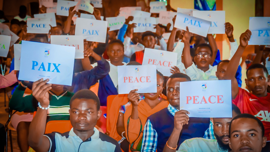 Imagine Peace meetings promoted by Sant'Egidio in the spirit of Assisi in several towns in Kivu, Democratic Republic of Congo