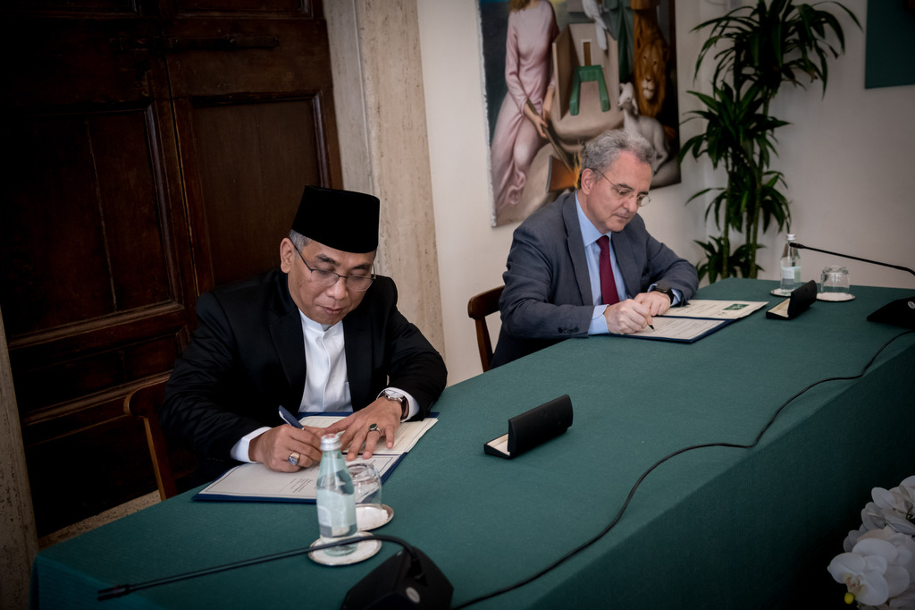 Samenwerkingsakkoord tussen Sant'Egidio en de moslimorganisatie Nahdlatul Ulama op het gebied van interreligieuze dialoog, humanitaire acties, vrede