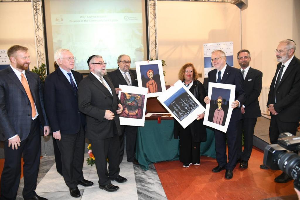 A cerimónia de entrega do prémio Moshe Rosen a Andrea Riccardi: palavras e imagens