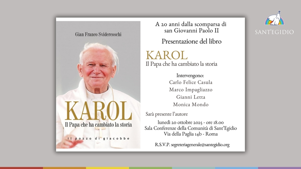 A 20 anni dalla scomparsa di san Giovanni Paolo II, presentazione del libro "KAROL. Il Papa che ha cambiato la storia"