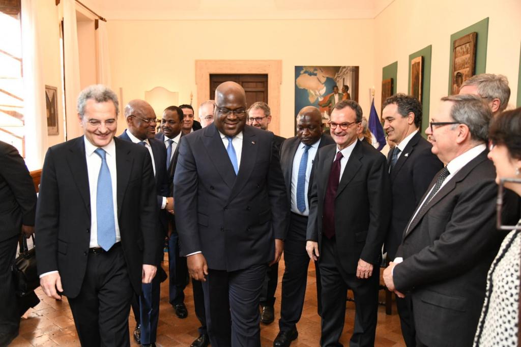 President Tshisekedi visits Sant'Egidio