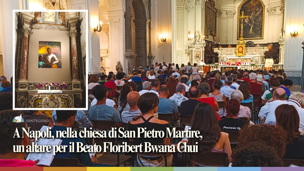A Napoli, nella chiesa di San Pietro Martire, un altare dedicato a Floribert Bwana Chui