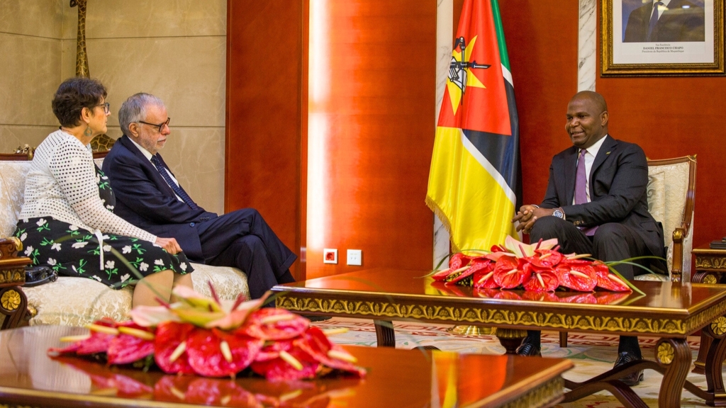 Il Presidente del Mozambico riceve Andrea Riccardi. Al centro del colloquio la cooperazione per la pace e lo sviluppo sociale