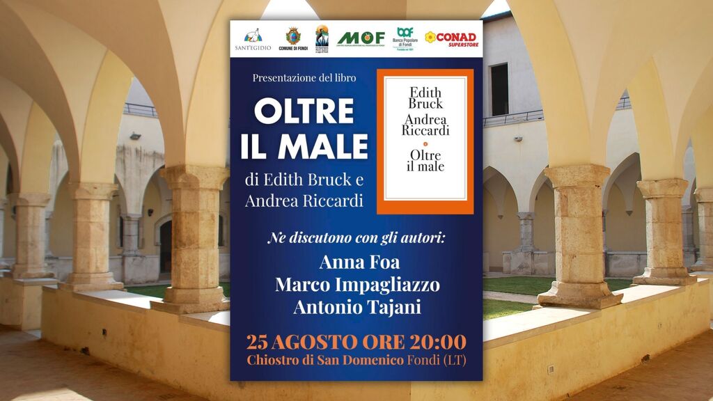 Presentazione del libro "Oltre il male": Edith Bruck e Andrea Riccardi in dialogo con Anna Foa, Marco Impagliazzo e Antonio Tajani