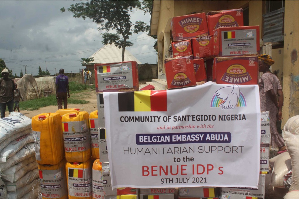 Ajuda humanitària als refugiats de l'Estat de Benue a Nigèria