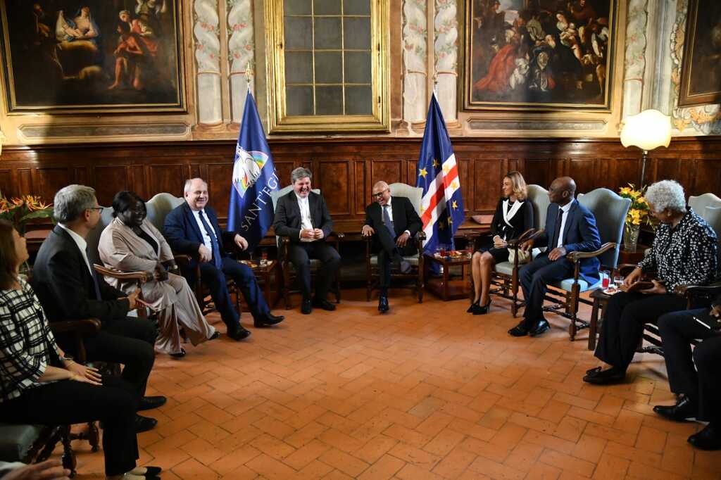 Der Präsident von Kapverden zu Besuch bei Sant'Egidio. Gespräch über Frieden und Stabilität in Westafrika