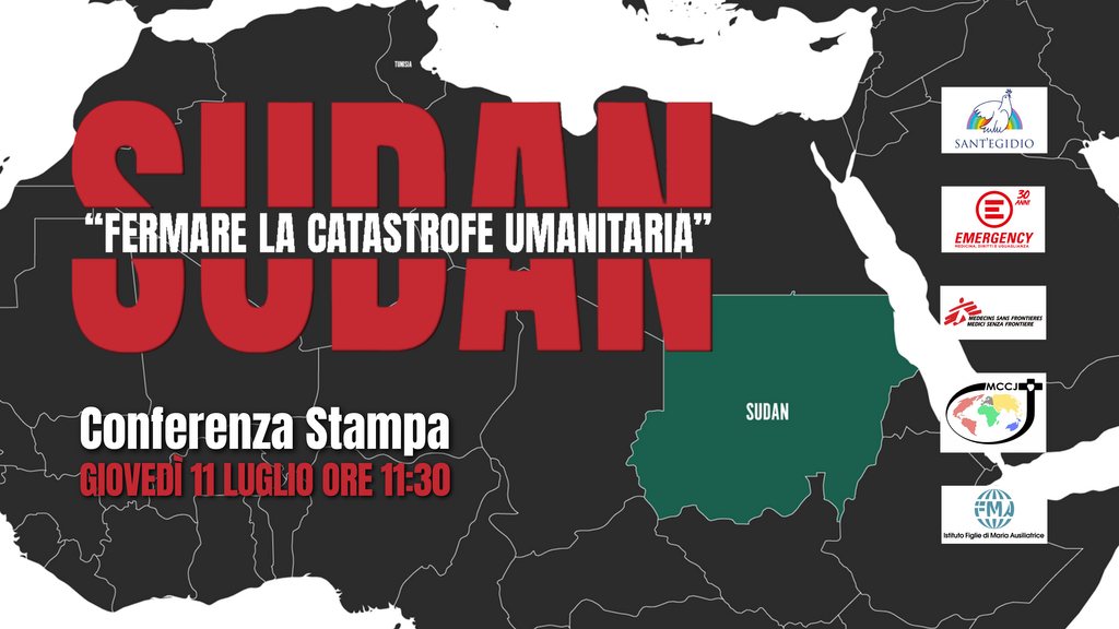 An appeal for Sudan: Spotlight on humanitarian catastrophe, Italy asked to relaunch peace talks