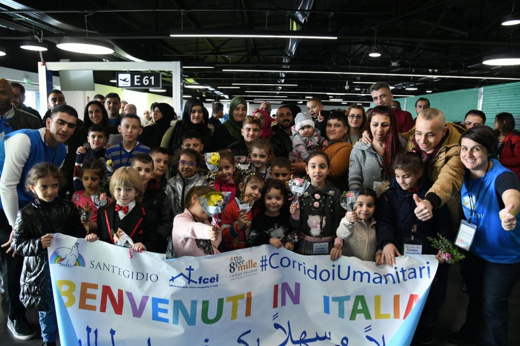 “La Italia de las puertas abiertas, porque merecéis acogida”. Los corredores humanitarios llegan a 3000 vidas salvadas.