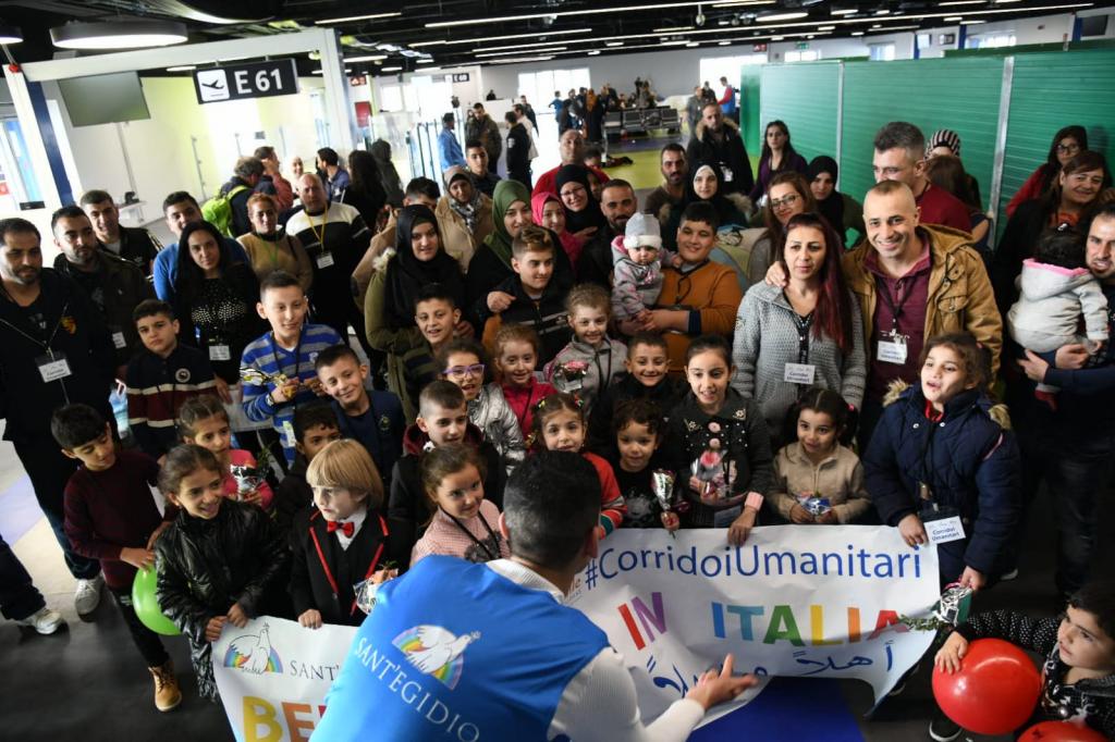 “La Italia de las puertas abiertas, porque merecéis acogida”. Los corredores humanitarios llegan a 3000 vidas salvadas.