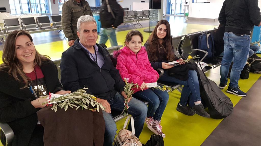#CorredoresHumanitarios: llega a Italia un nuevo grupo de refugiados de Siria