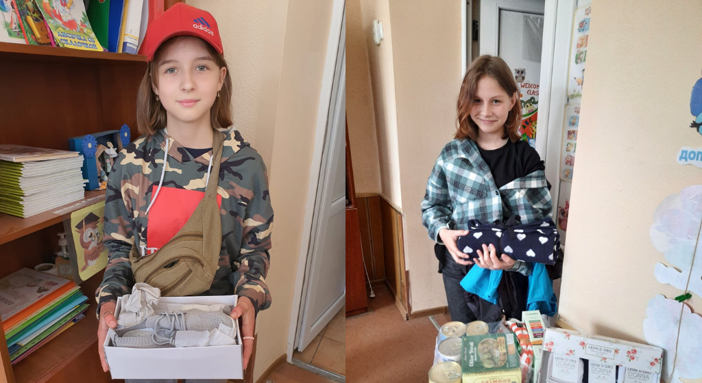L'1 de juny a Ucraïna és el dia dels infants. Aprofitant l'avinentesa, la Comunitat ha dut regals a les famílies de l'escola que va ser bombardejada a Irpin
