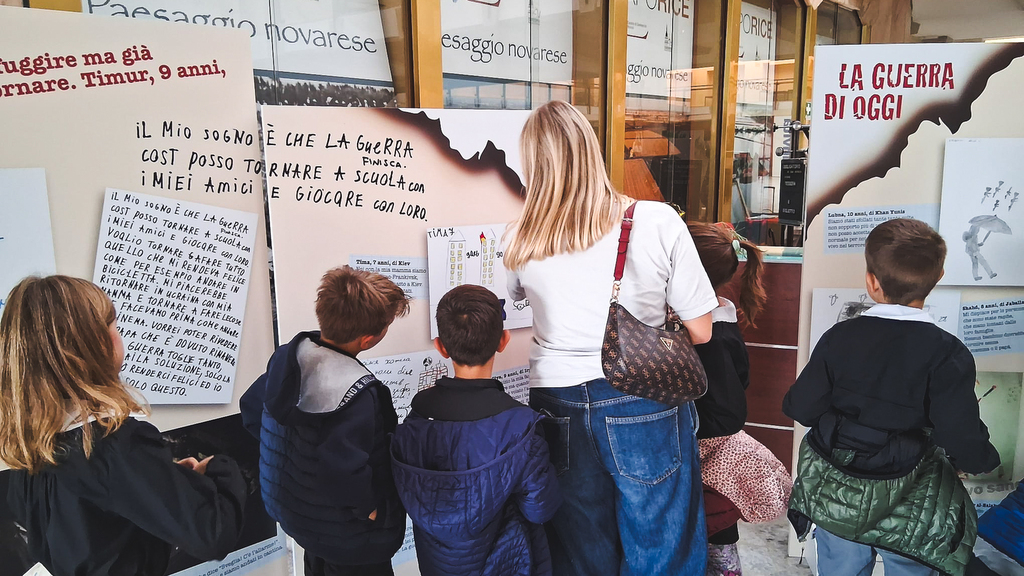A Novara, fino al 19 ottobre, “Facciamo pace?!” – La voce dei bambini sulla guerra