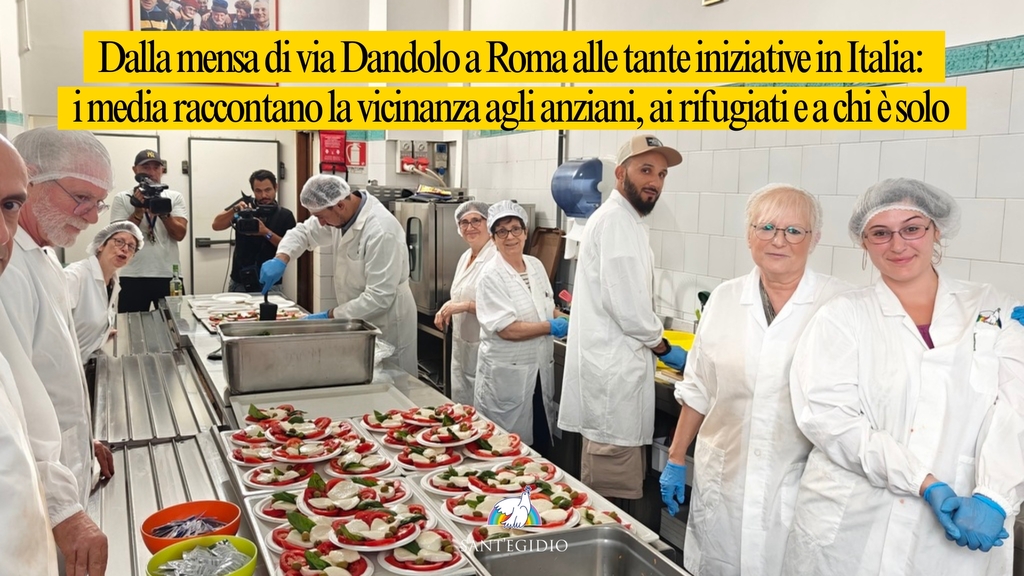 Il Ferragosto della solidarietà con Sant'Egidio su tv e media