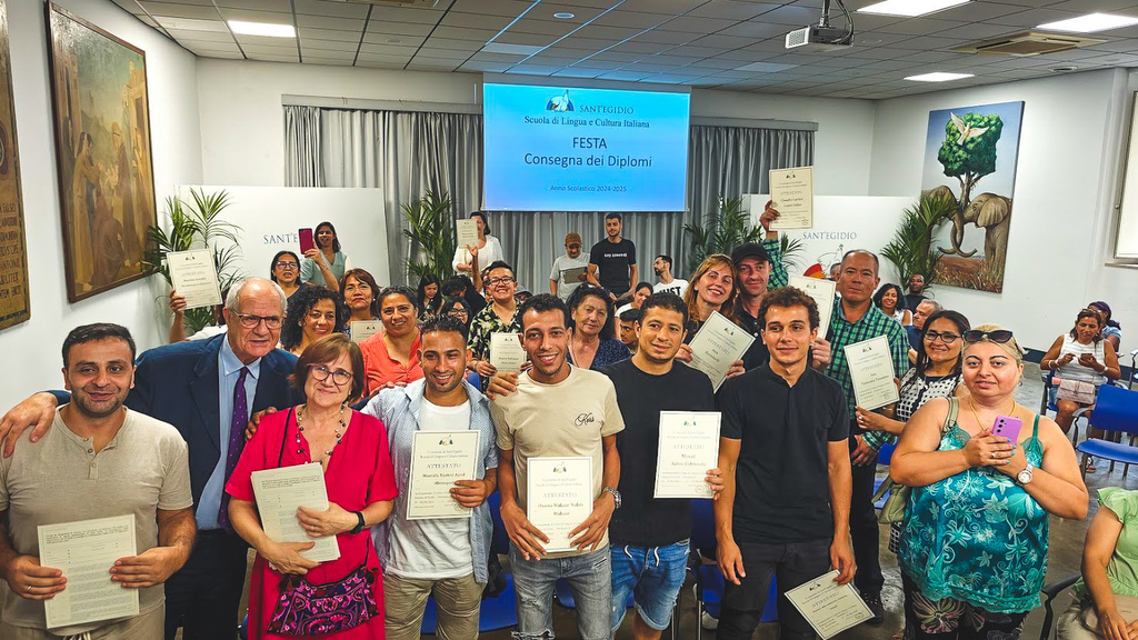 Consegnati a Roma 2.223 nuovi diplomi della Scuola di Lingua e Cultura Italiana di Sant'Egidio