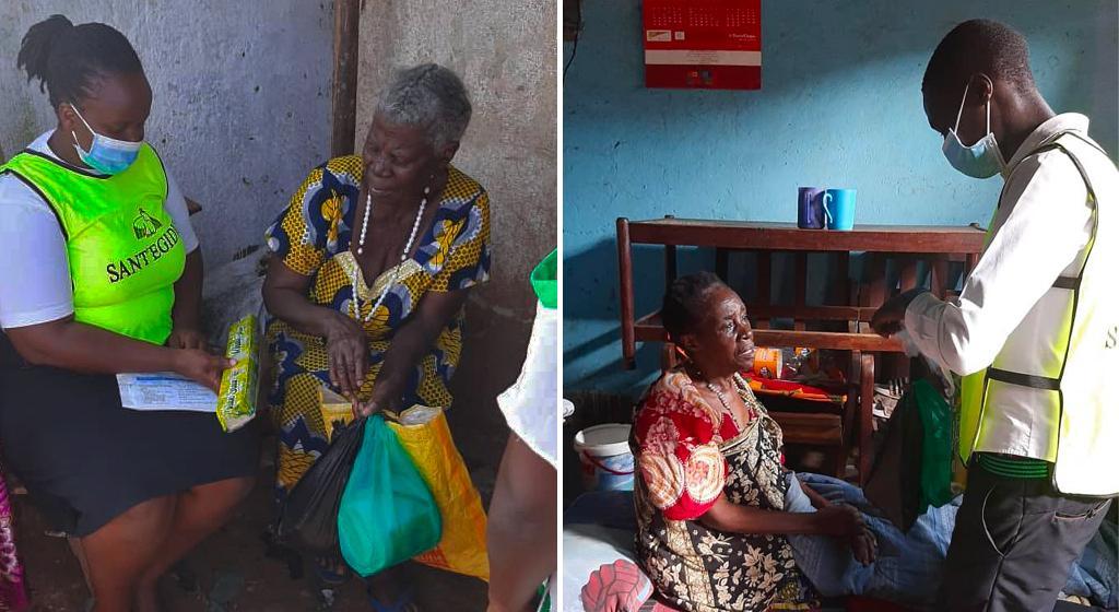 In Muyenga, a neighbourhood of Kampala in Uganda, Sant'Egidio has distributed aid to elderly pushed into poverty by the pandemic.