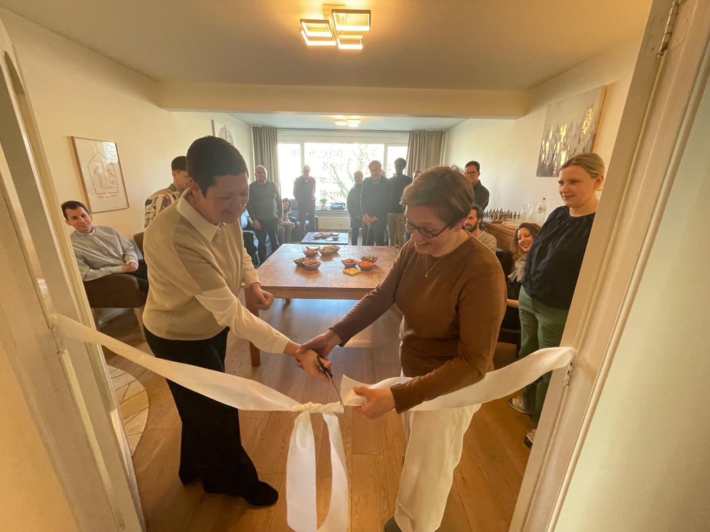 Sant'Egidio opens 'Katalyma' a home for the homeless in Antwerp, Belgium.