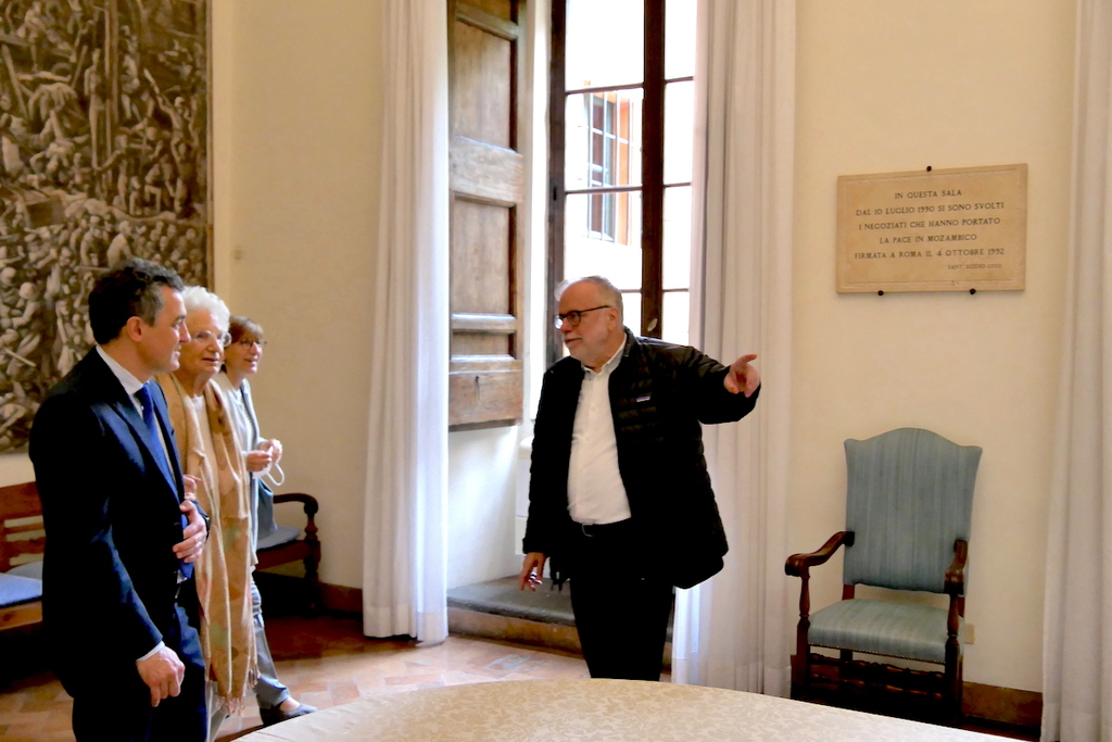Visita della senatrice Liliana Segre a Sant'Egidio