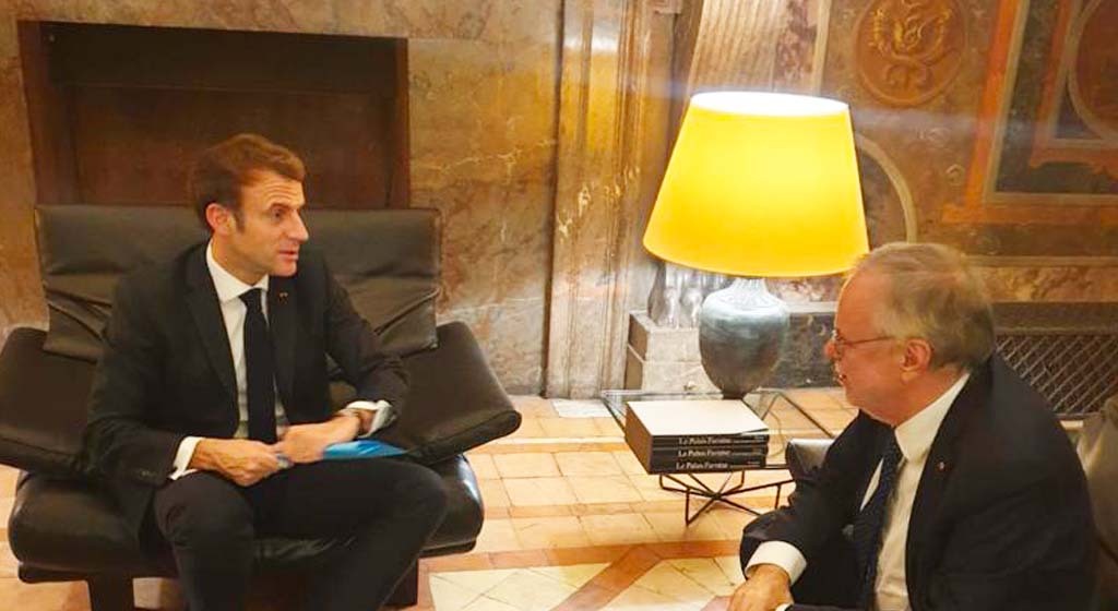 Francia: incontro a Palazzo Farnese con il Presidente Macron