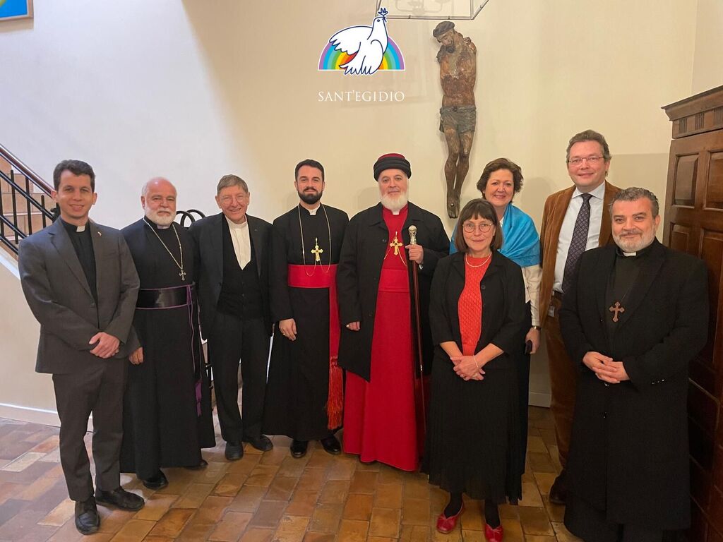 Patriarch Mar Awa III visits the Community of Sant'Egidio in Antwerp