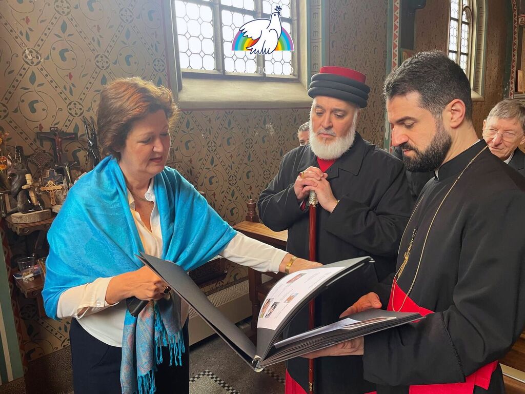 Visita del Patriarca Mar Awa III alla Comunità di Sant’Egidio di Anversa