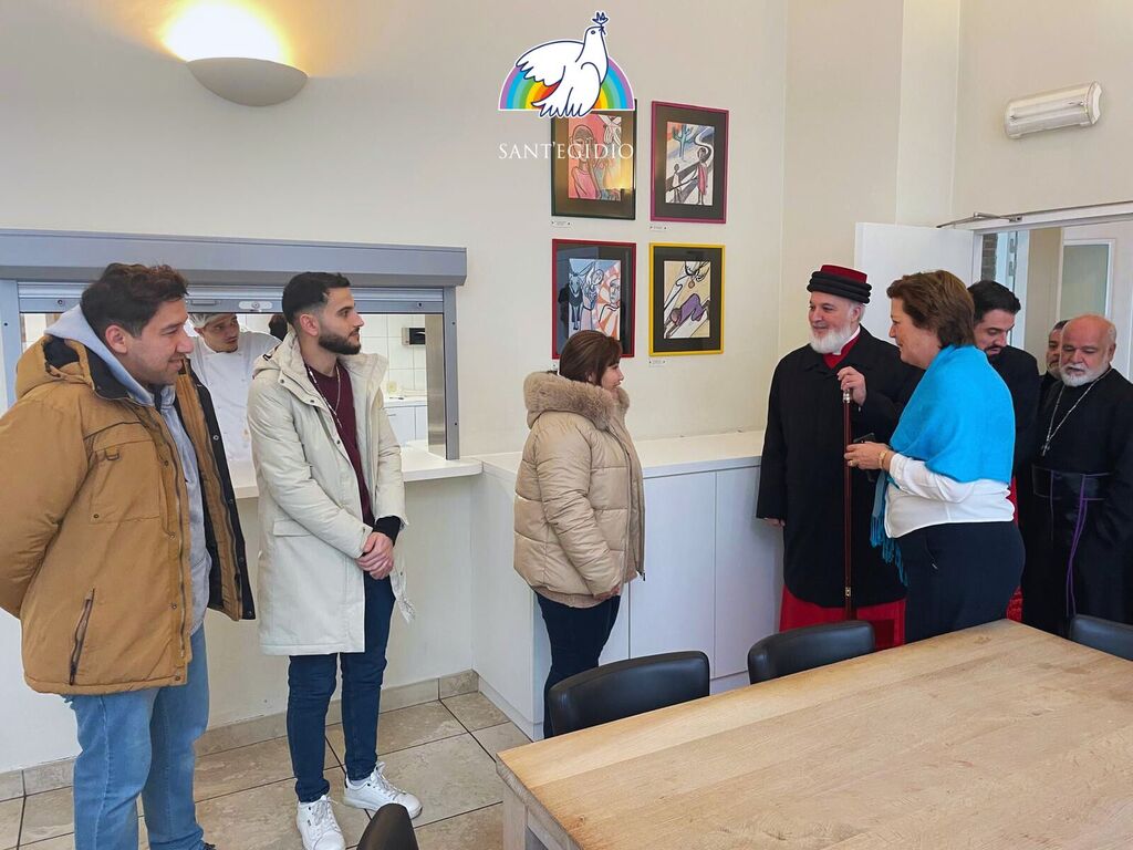 Visita del Patriarca Mar Awa III alla Comunità di Sant’Egidio di Anversa