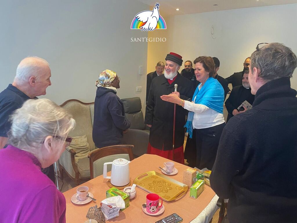 Visita del Patriarca Mar Awa III alla Comunità di Sant’Egidio di Anversa