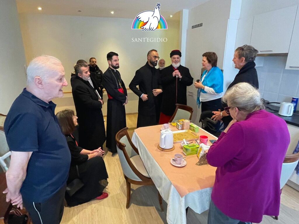 Visita del Patriarca Mar Awa III alla Comunità di Sant’Egidio di Anversa