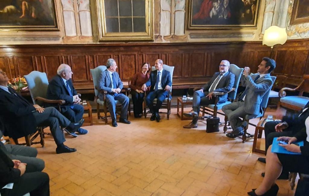 El viceministro de Asuntos Exteriores de Cuba visita Sant’Egidio y se reúne con el presidente Marco Impagliazzo
