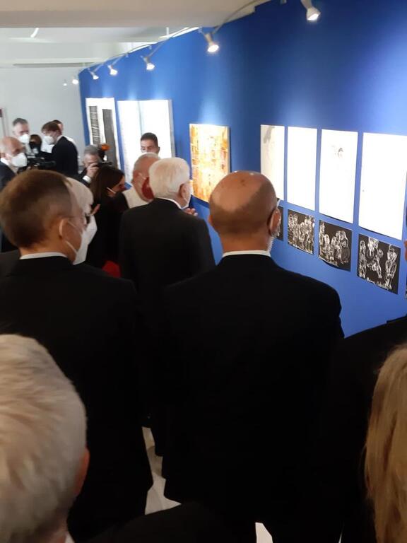 Disability: Italian President Mattarella visiting Sant’Egidio Art Lab Exhibition