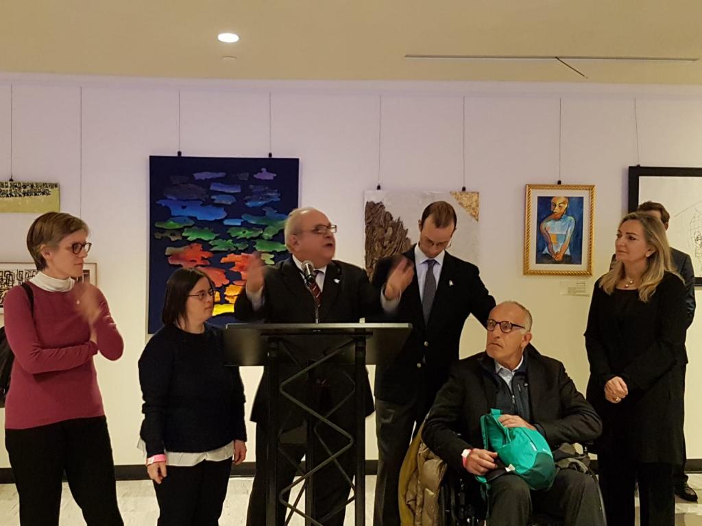 Ausstellung „Living Together“ der Kunstwerkstätten von Sant’Egidio bei der UNO ist beendet