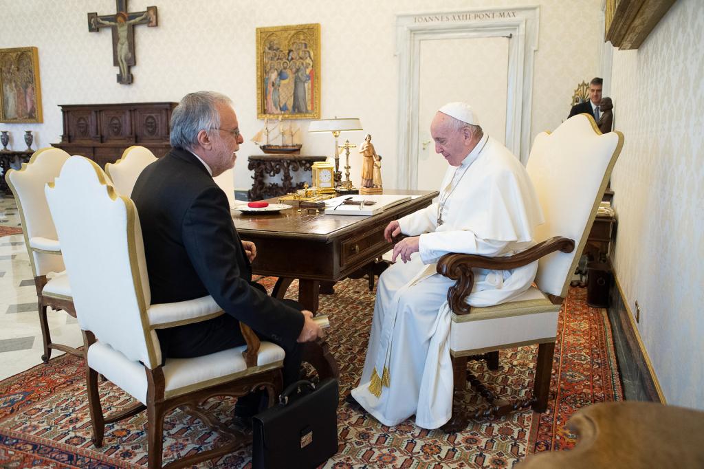 Le pape François a reçu en audience Andrea Riccardi