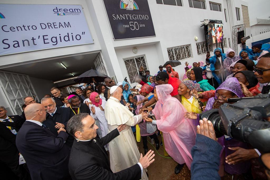 Mozambik, Papież Franciszek w centrum DREAM Sant’Egidio: «Tu realizuje się przypowieść o Dobrym Samarytaninie»