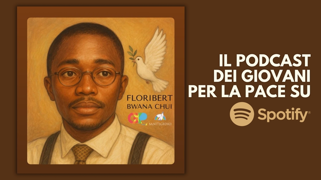 I Giovani per la Pace inaugurano il nuovo canale di podcast su Spotify con il primo episodio di una serie dedicata a Floribert Bwana Chui: “Dare la vita per i poveri e la pace: Floribert, giovane martire africano”